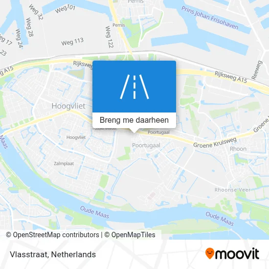 Vlasstraat kaart
