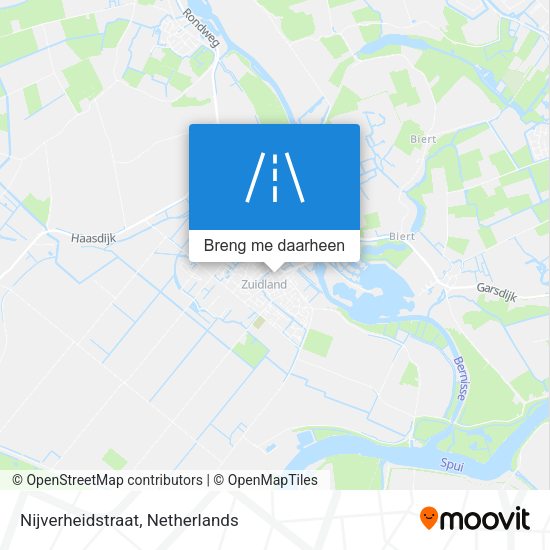 Nijverheidstraat kaart