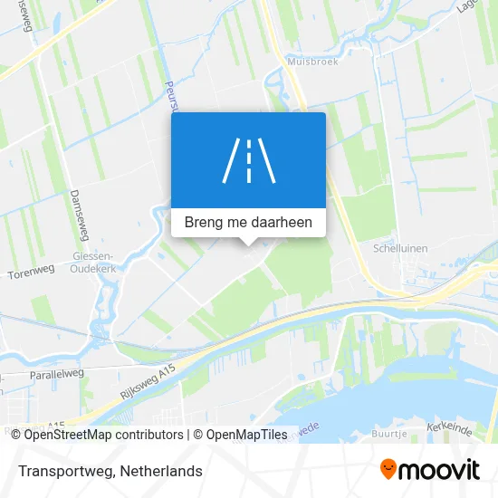 Transportweg kaart