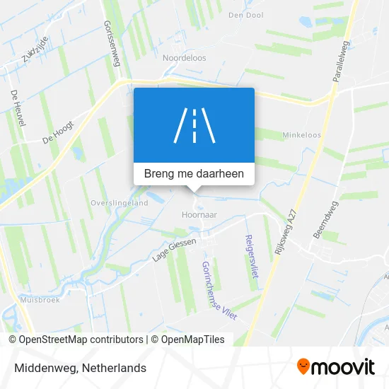 Middenweg kaart