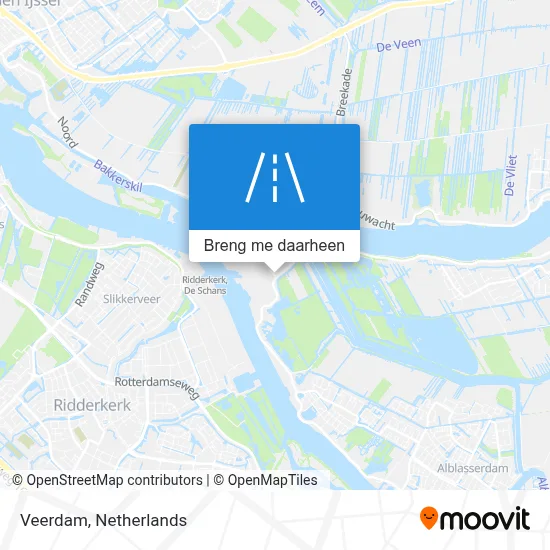 Veerdam kaart
