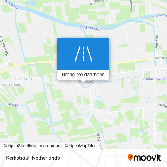Kerkstraat kaart