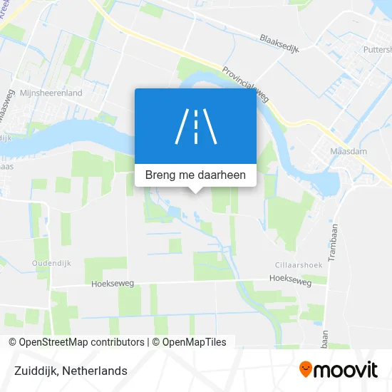 Zuiddijk kaart