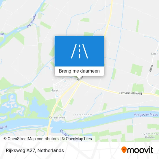 Rijksweg A27 kaart