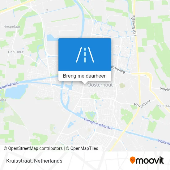 Kruisstraat kaart