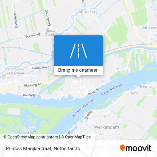 Prinses Marijkestraat kaart