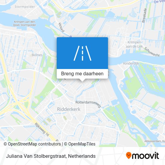 Juliana Van Stolbergstraat kaart