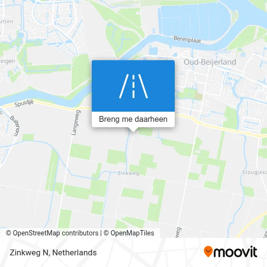Zinkweg N kaart