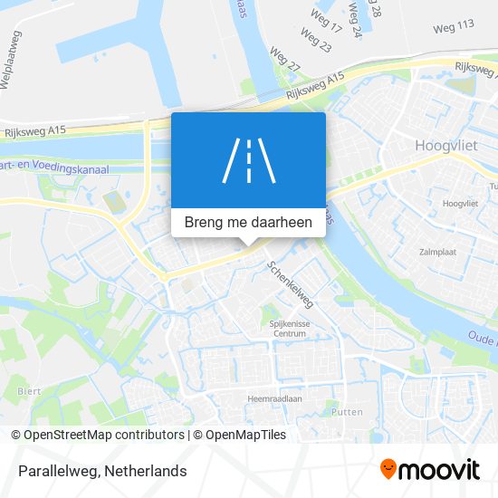 Parallelweg kaart