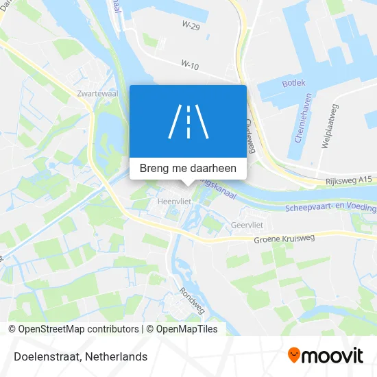 Doelenstraat kaart