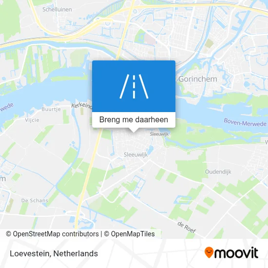 Loevestein kaart