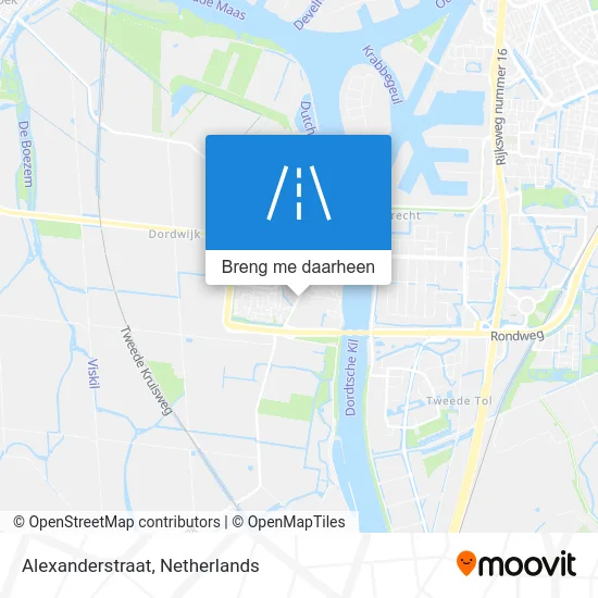 Alexanderstraat kaart