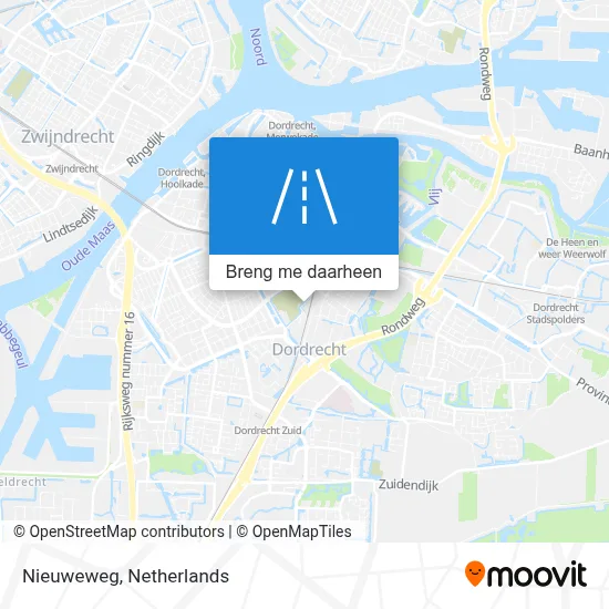 Nieuweweg kaart
