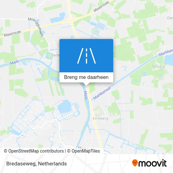 Bredaseweg kaart