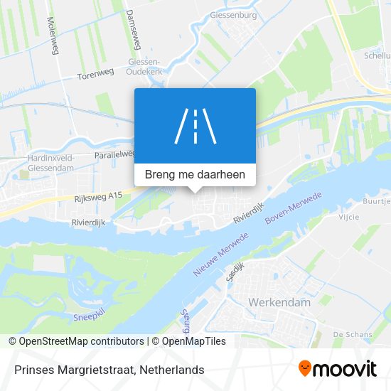Prinses Margrietstraat kaart