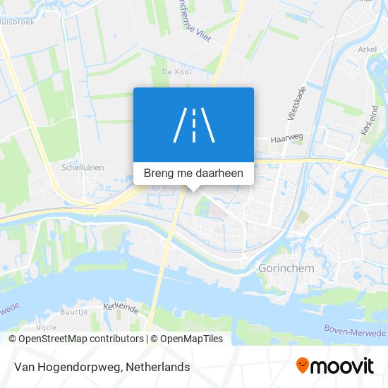 Van Hogendorpweg kaart