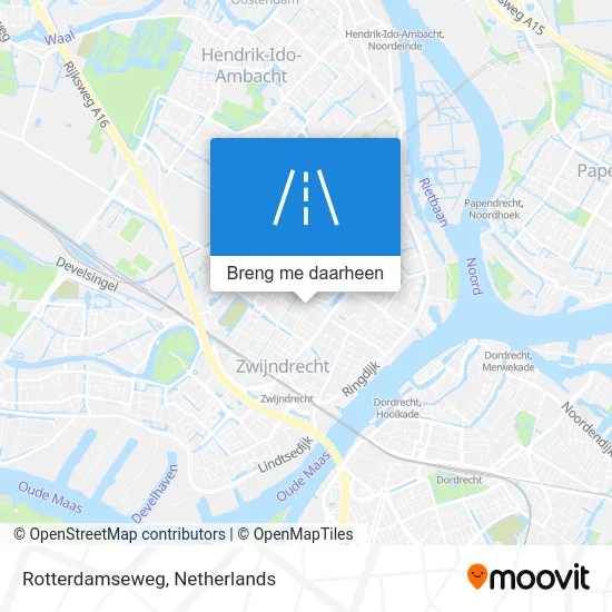 Rotterdamseweg kaart