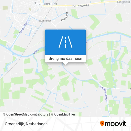 Groenedijk kaart