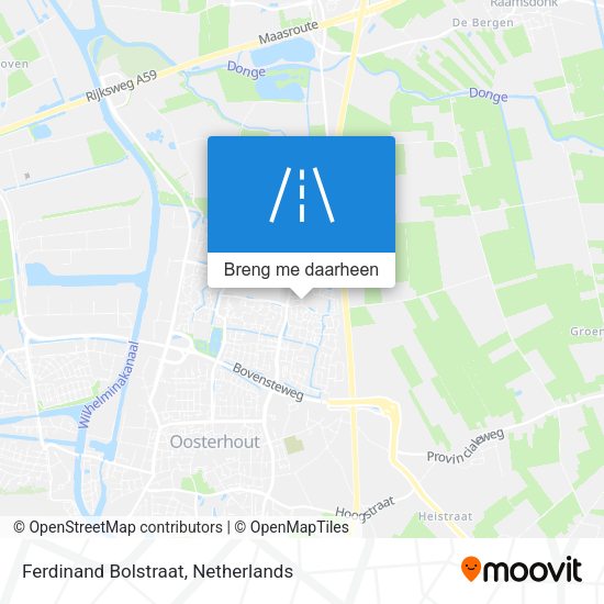 Ferdinand Bolstraat kaart