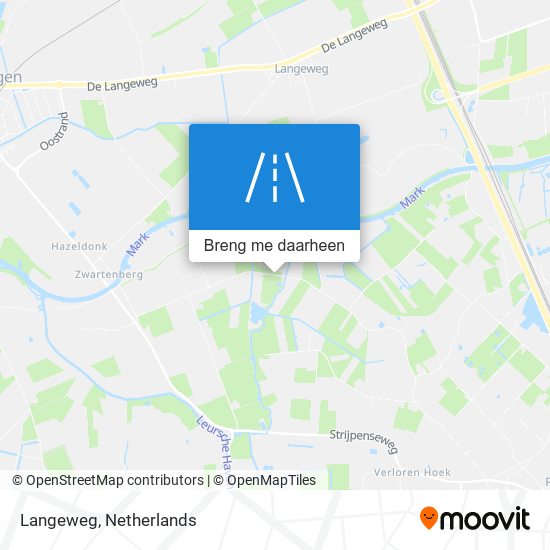 Langeweg kaart