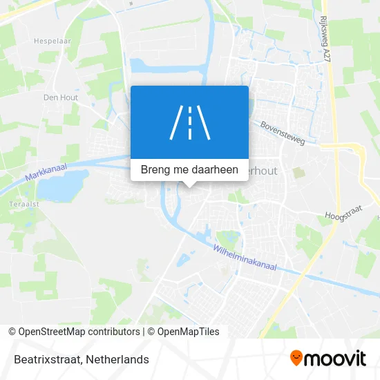 Beatrixstraat kaart