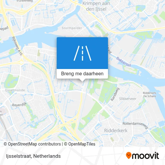 Ijsselstraat kaart