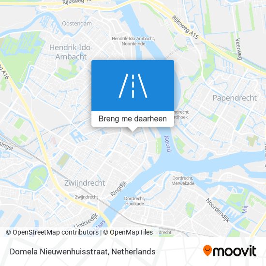 Domela Nieuwenhuisstraat kaart