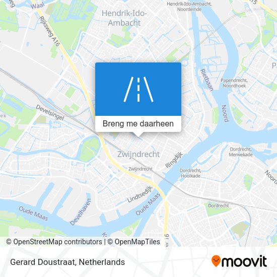 Gerard Doustraat kaart