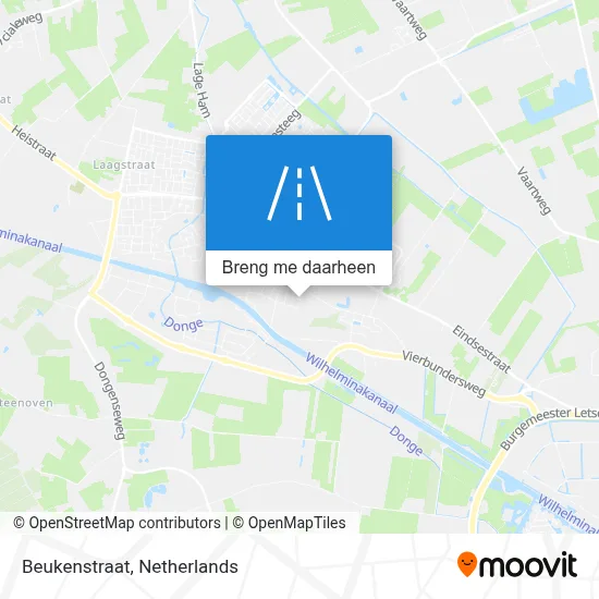 Beukenstraat kaart