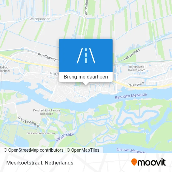 Meerkoetstraat kaart