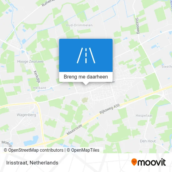 Irisstraat kaart