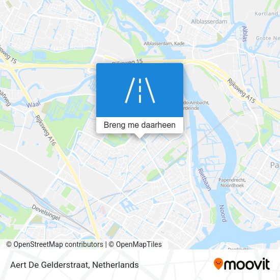 Aert De Gelderstraat kaart