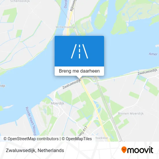 Zwaluwsedijk kaart