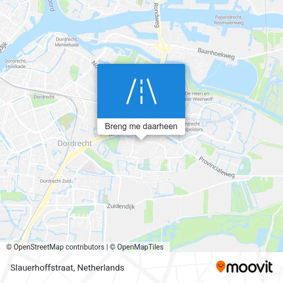 Slauerhoffstraat kaart