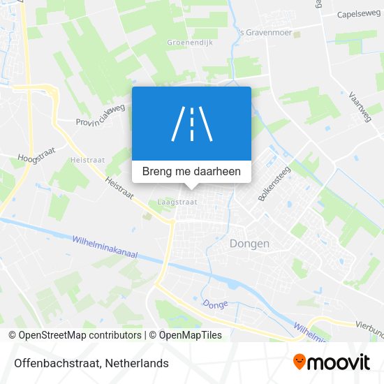 Offenbachstraat kaart