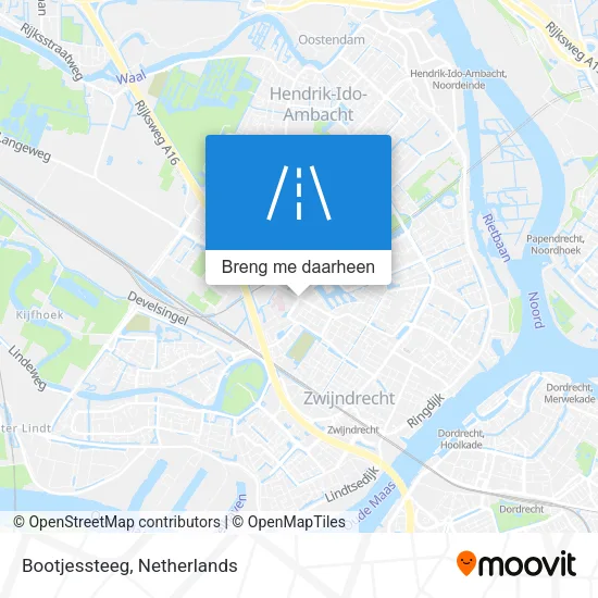 Bootjessteeg kaart