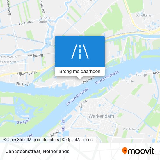 Jan Steenstraat kaart