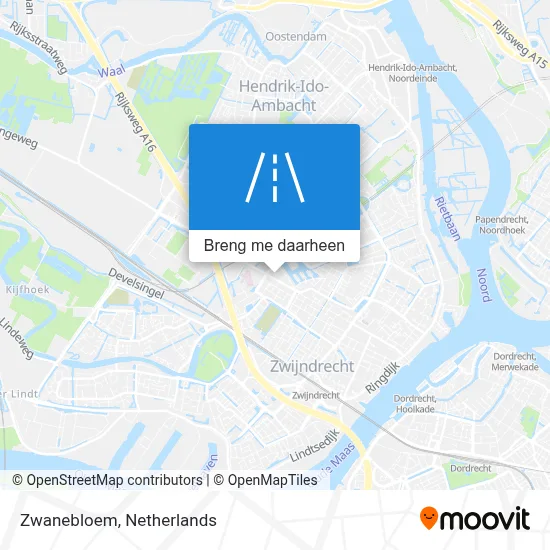 Zwanebloem kaart