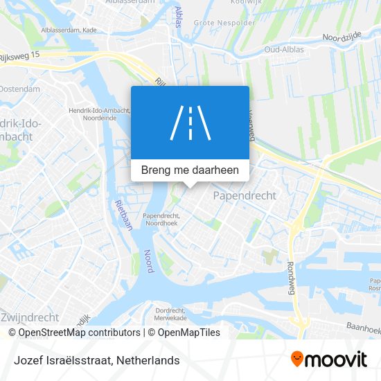 Jozef Israëlsstraat kaart