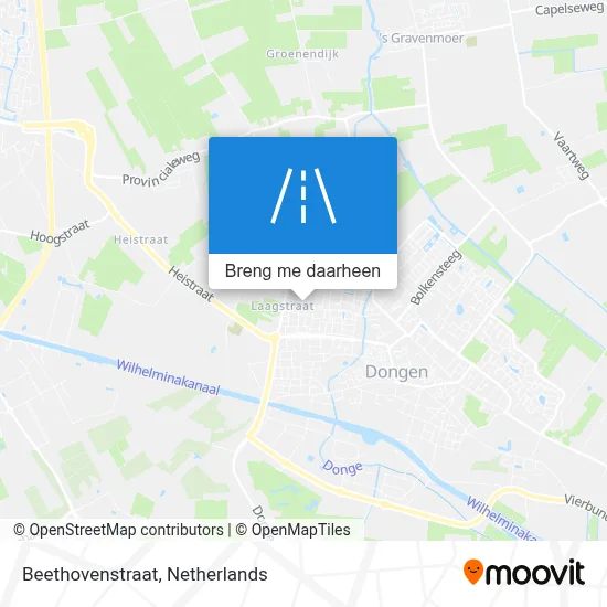 Beethovenstraat kaart