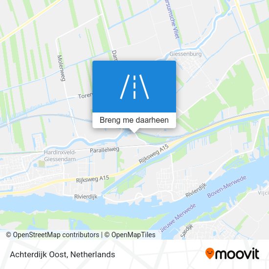 Achterdijk Oost kaart