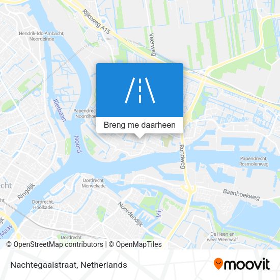 Nachtegaalstraat kaart
