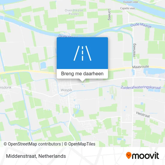 Middenstraat kaart