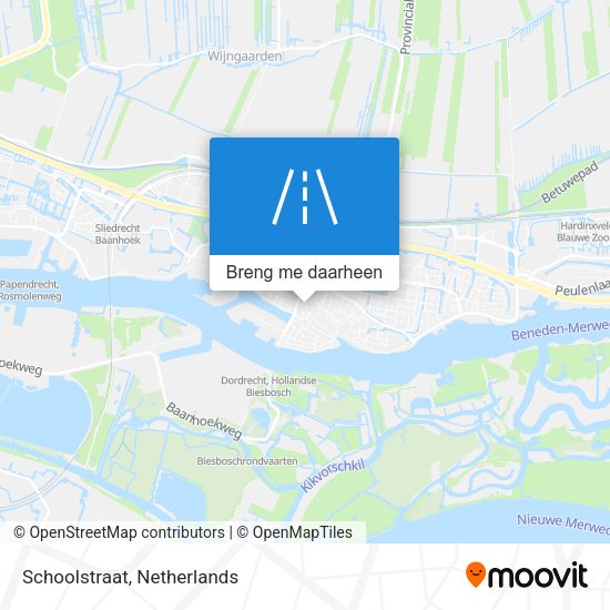 Schoolstraat kaart