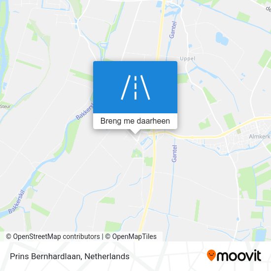 Prins Bernhardlaan kaart