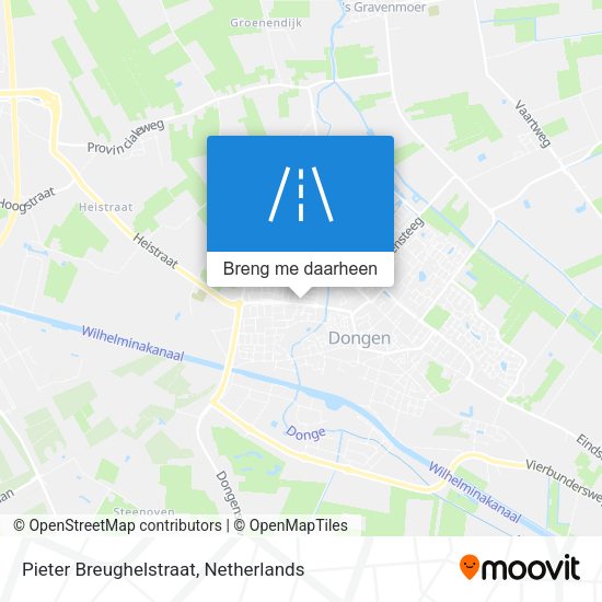 Pieter Breughelstraat kaart