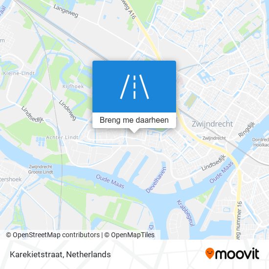 Karekietstraat kaart