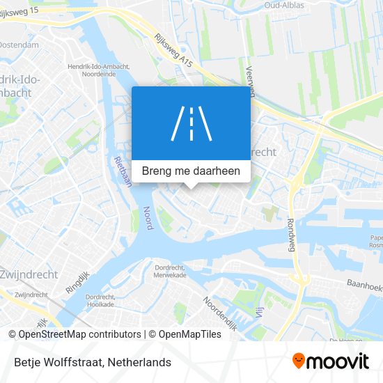 Betje Wolffstraat kaart