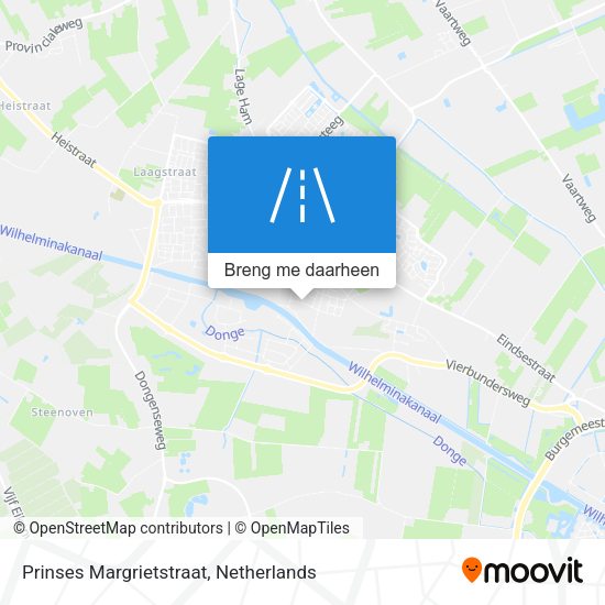 Prinses Margrietstraat kaart