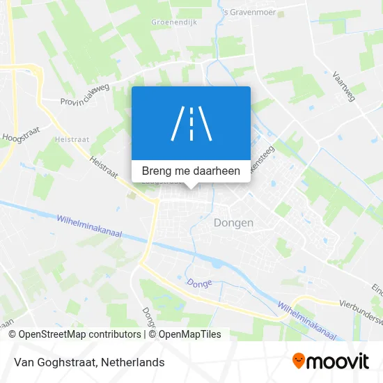 Van Goghstraat kaart